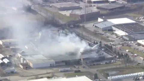 Explosión planta metalúrgica en Ohio Explosión planta metalúrgica en Ohio