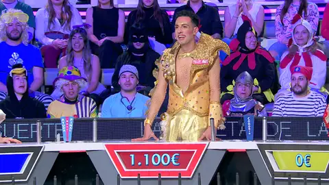 ¡Fantástica jugada! Miguel Ángel se corona como el rey de Carnaval al resolver por 1.100 euros ¡Fantástica jugada! Miguel Ángel se corona como el rey de Carnaval al resolver por 1.100 euros