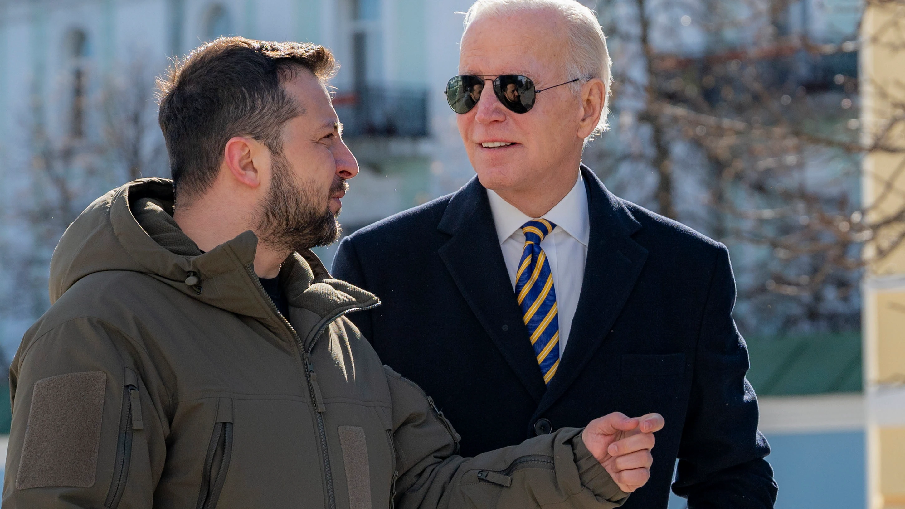 Joe Biden junto a Zelenski en Kyiv Joe Biden junto a Zelenski en Kyiv