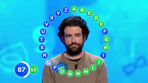 Orestes obliga a Rafa a apuntar 10 aciertos del tirón para conseguir el empate en ‘El Rosco’ Orestes obliga a Rafa a apuntar 10 aciertos del tirón para conseguir el empate en ‘El Rosco’