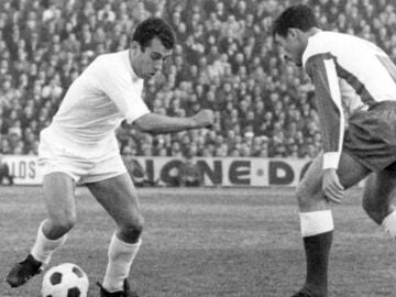 Amancio Amaro, 'El Brujo', durante su época como jugador del Real Madrid