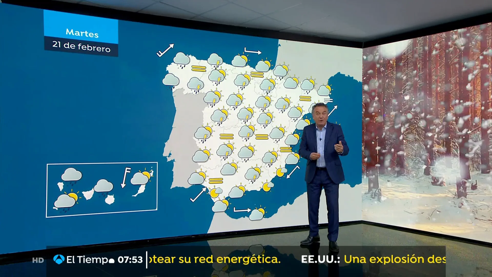 La previsi&oacute;n del tiempo hoy
