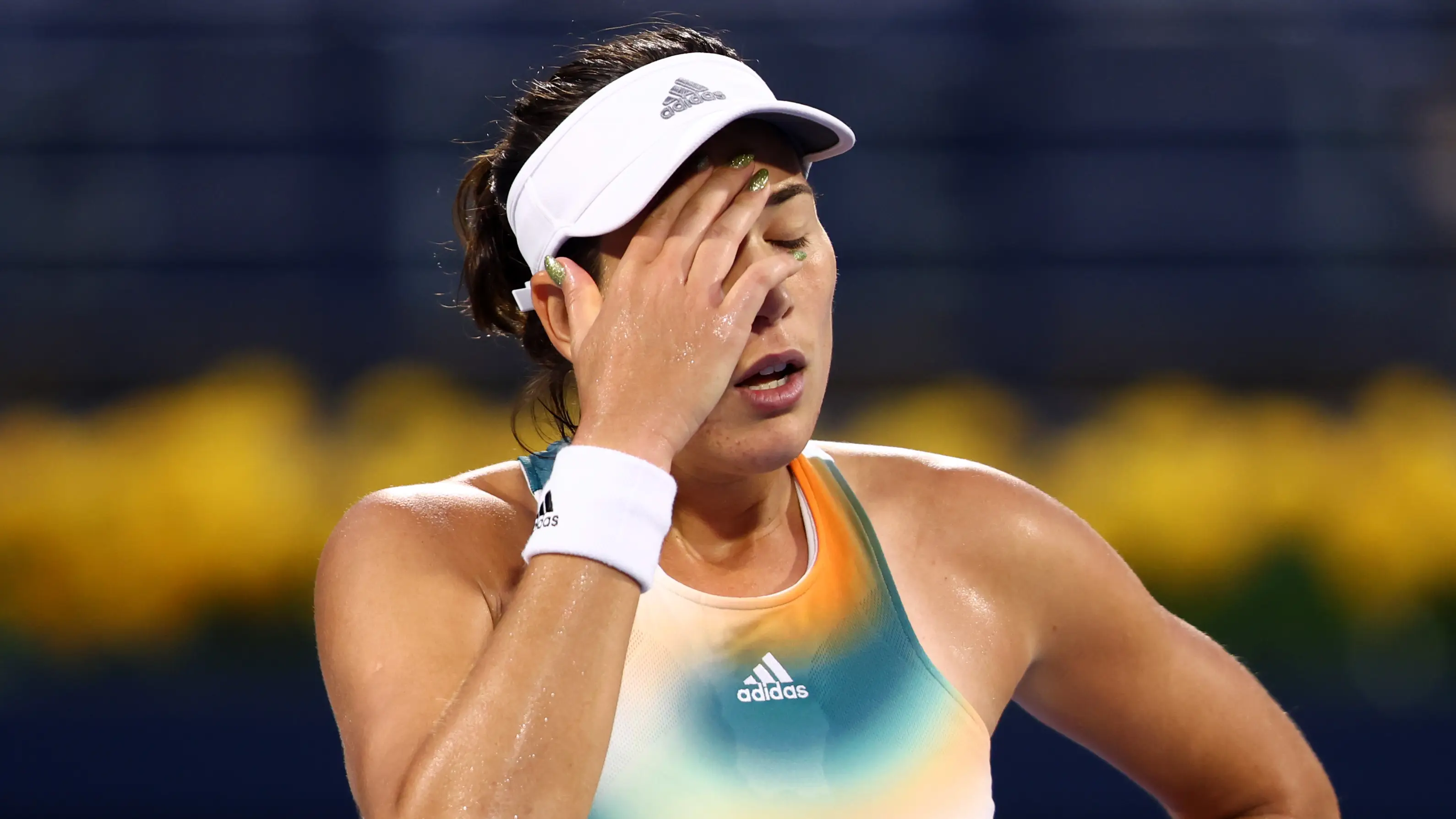 Garbiñe Muguruza en el torneo de Dubái el año pasado Garbiñe Muguruza en el torneo de Dubái el año pasado