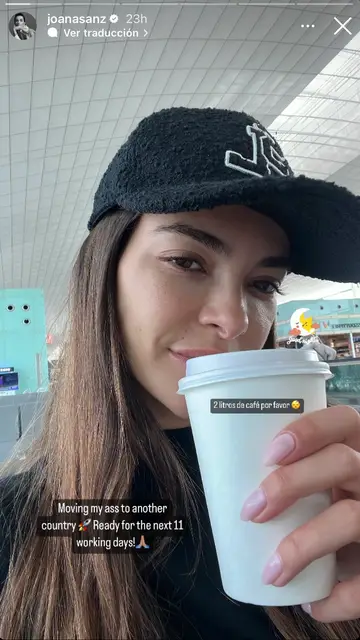 Joana Sanz viaja por trabajo Joana Sanz viaja por trabajo