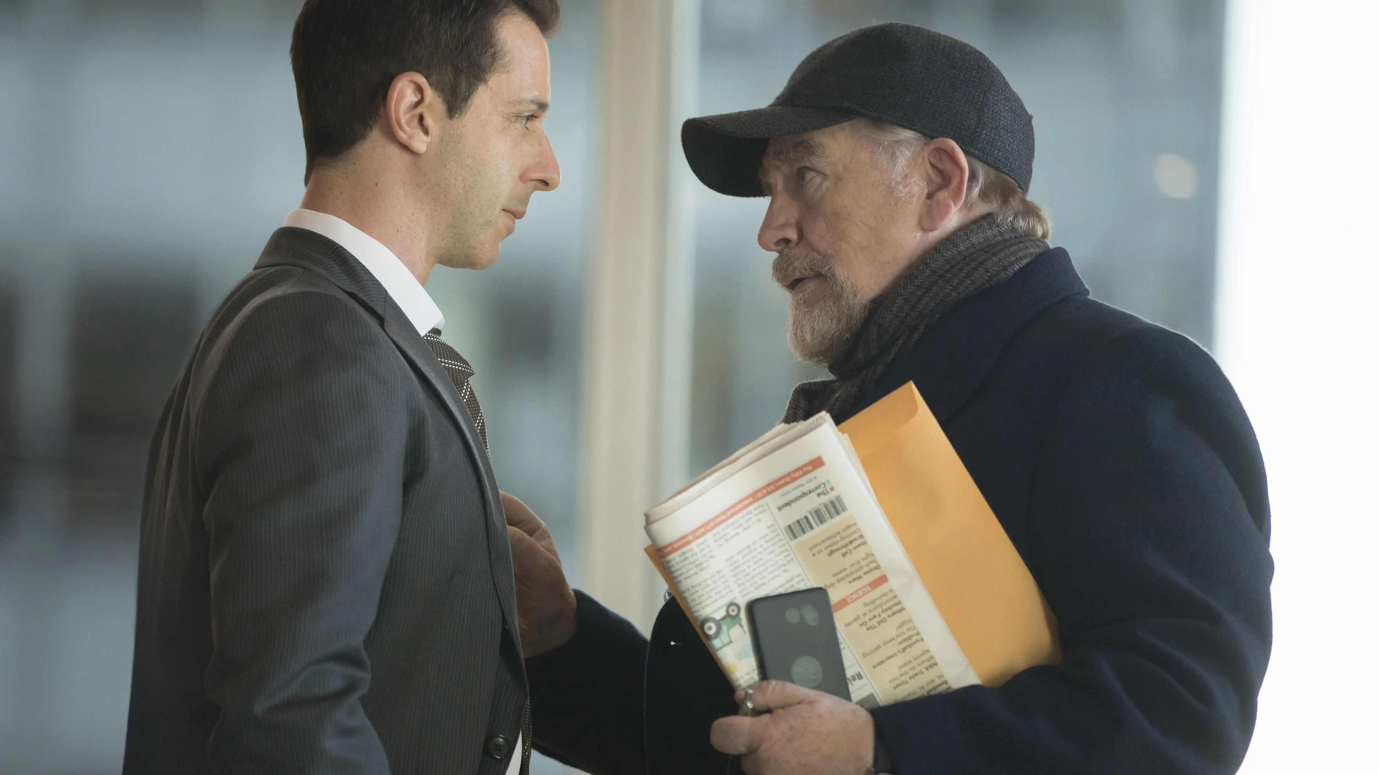 Brian Cox y Jeremy Strong en 'Succession' Brian Cox y Jeremy Strong en 'Succession'