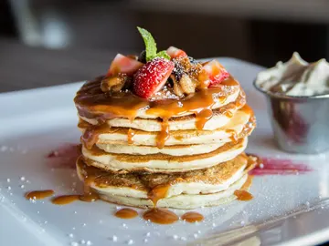 Tortitas a punto para comer Tortitas a punto para comer