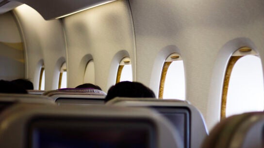 Imagen del interior de un avi&oacute;n