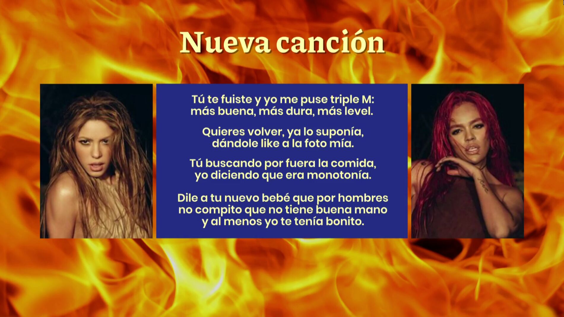 Shakira vuelve a atacar a Piqué en su nueva canción con Karol G