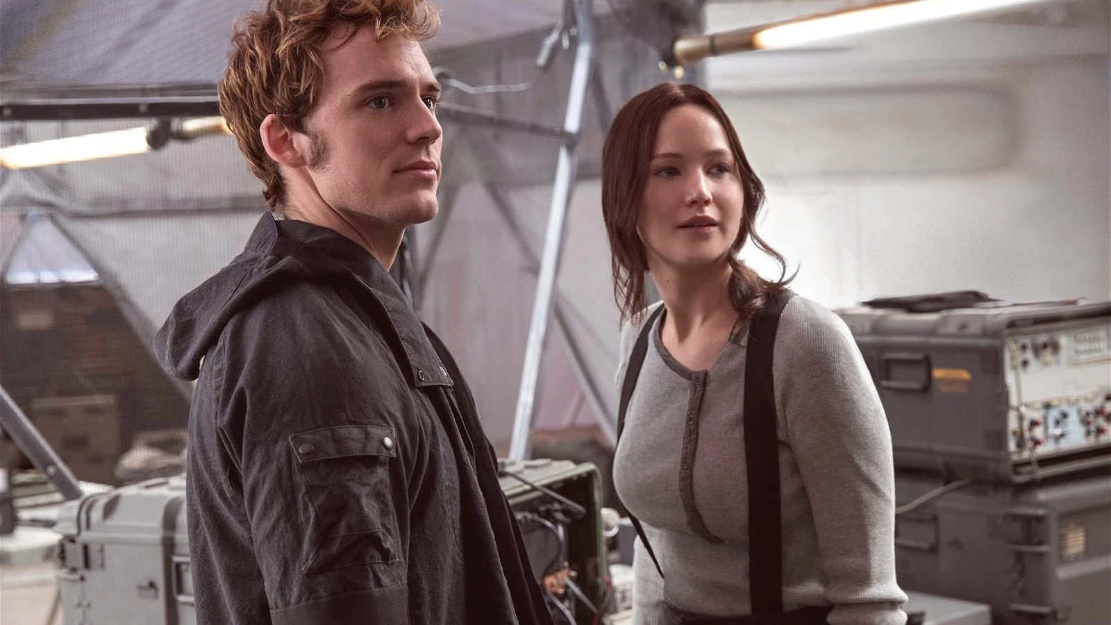 Sam Claflin y Jennifer Lawrence en 'Los Juegos del Hambre' Sam Claflin y Jennifer Lawrence en 'Los Juegos del Hambre'