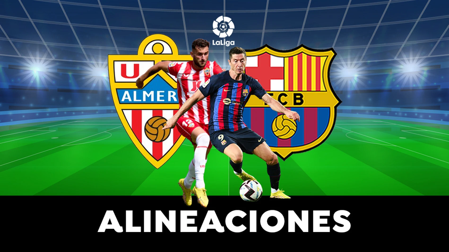 Alineación probable del Barcelona ante el Almería en el partido de hoy