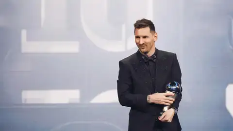 Messi, con su segundo premio The Best Messi, con su segundo premio The Best
