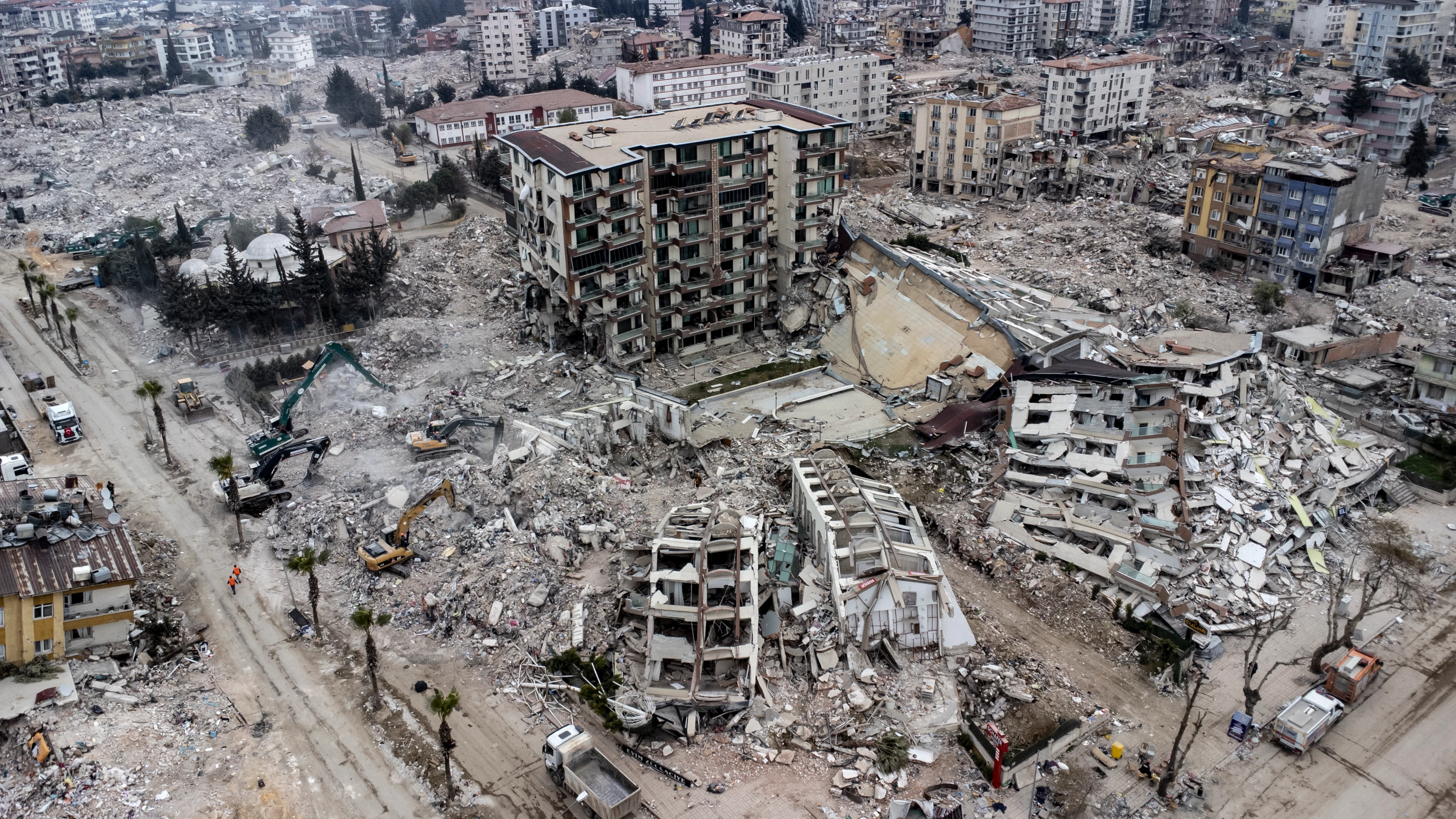Fotografía aérea tomada en la ciudad turca de Hatay. Fotografía aérea tomada en la ciudad turca de Hatay.