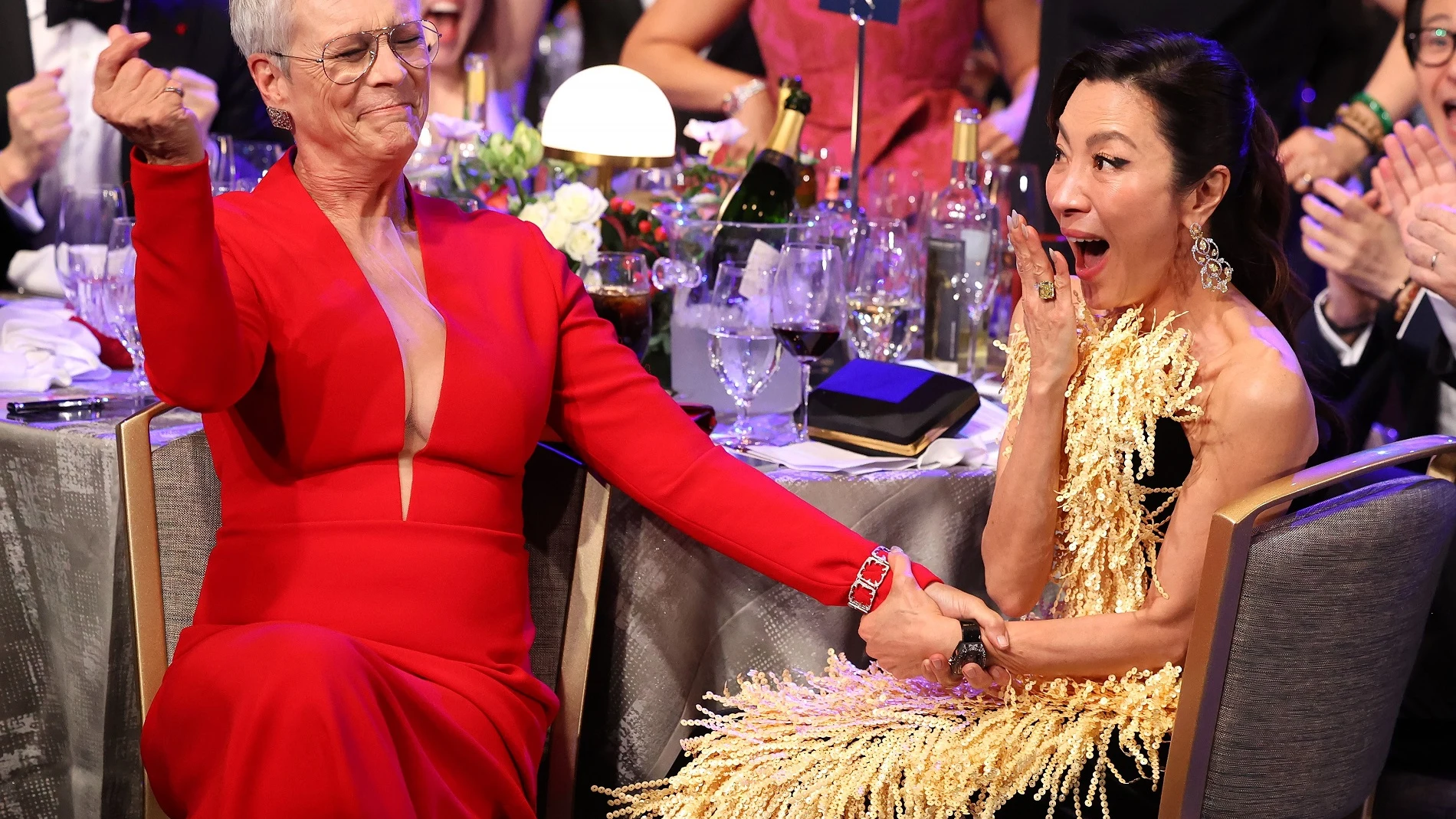 Jamie Lee Curtis y Michelle Yeoh