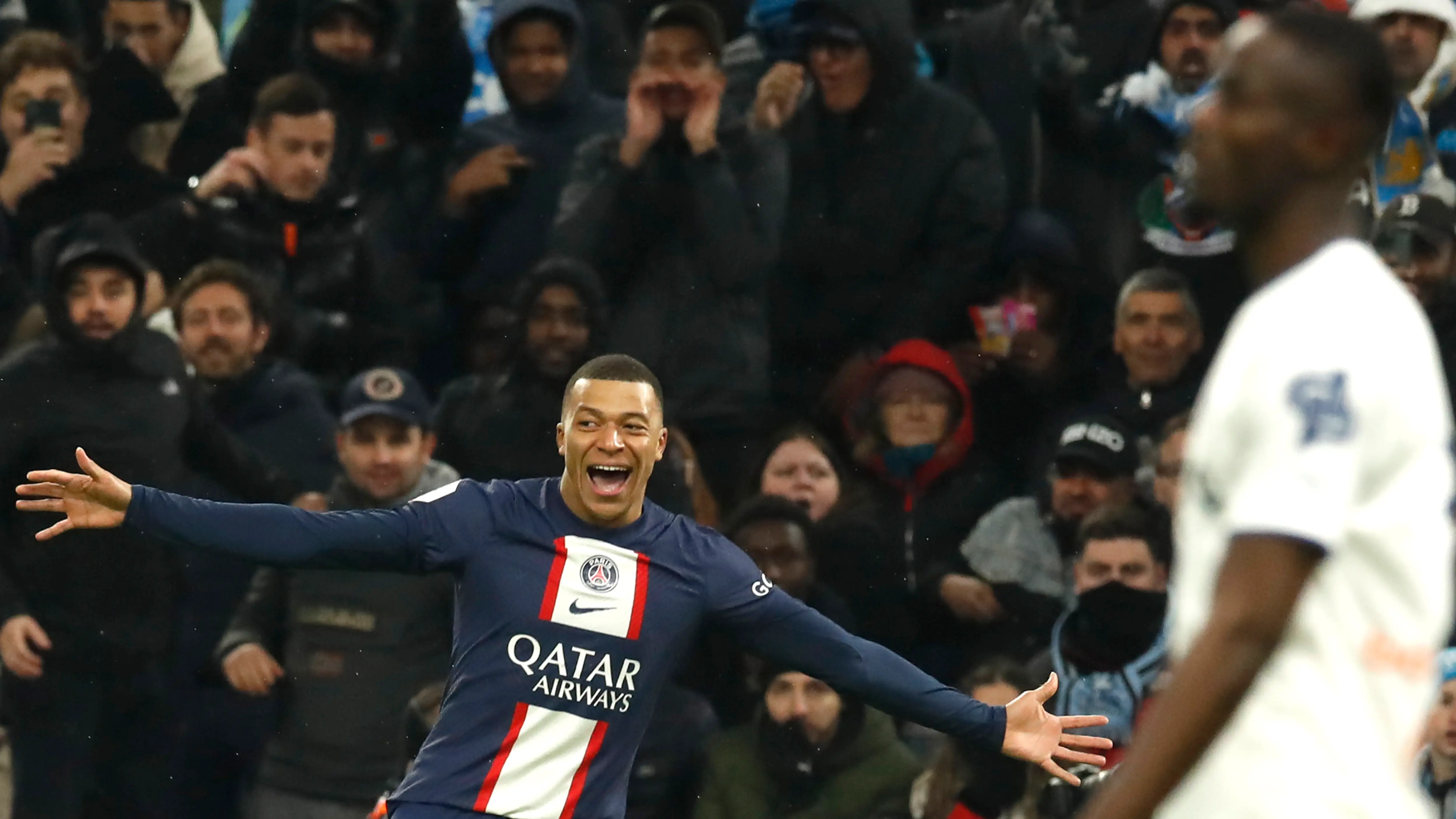 Kylian Mbappé celebra un gol con el PSG Kylian Mbappé celebra un gol con el PSG