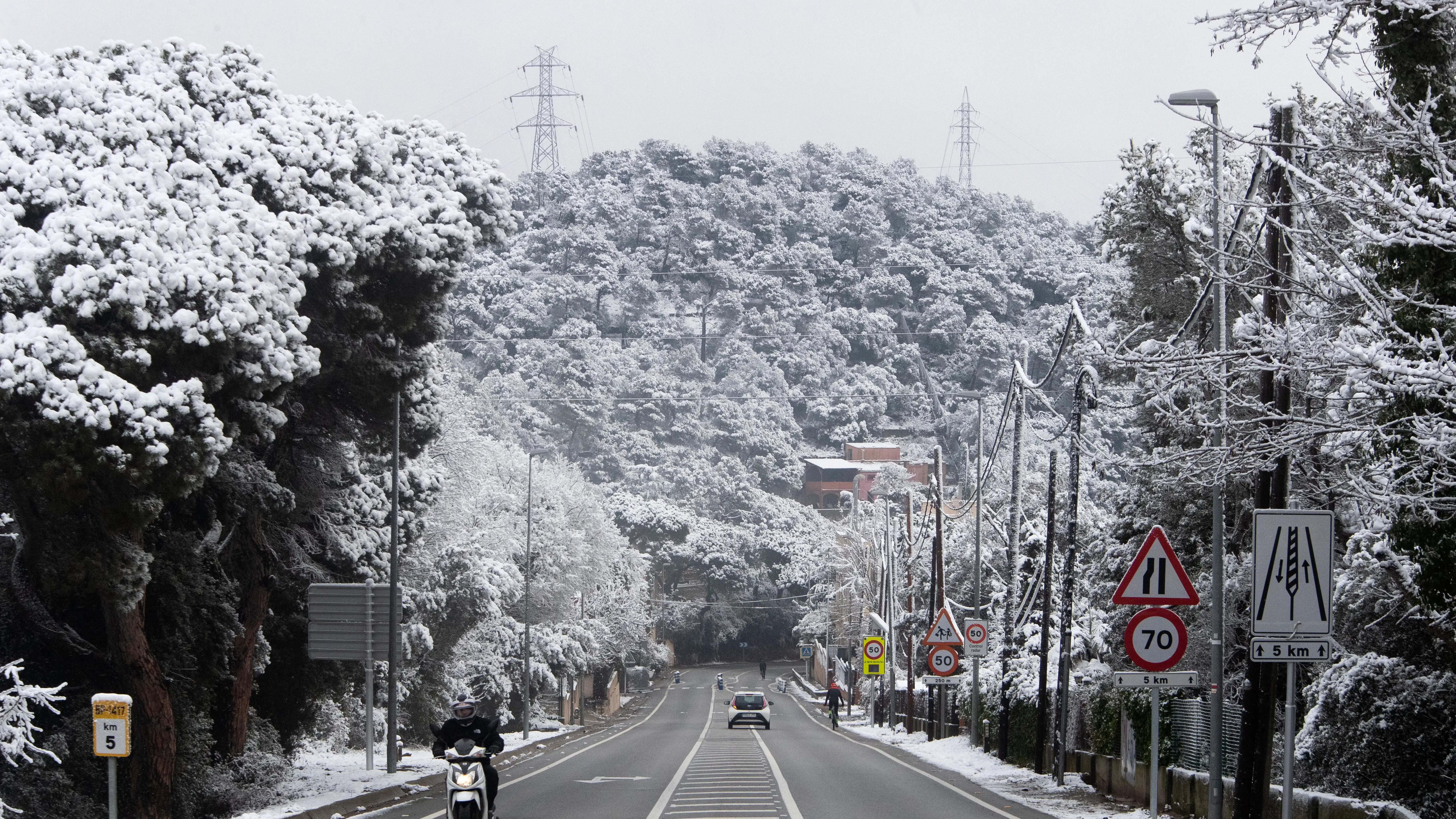 La nieve se extiende por Mallorca La nieve se extiende por Mallorca