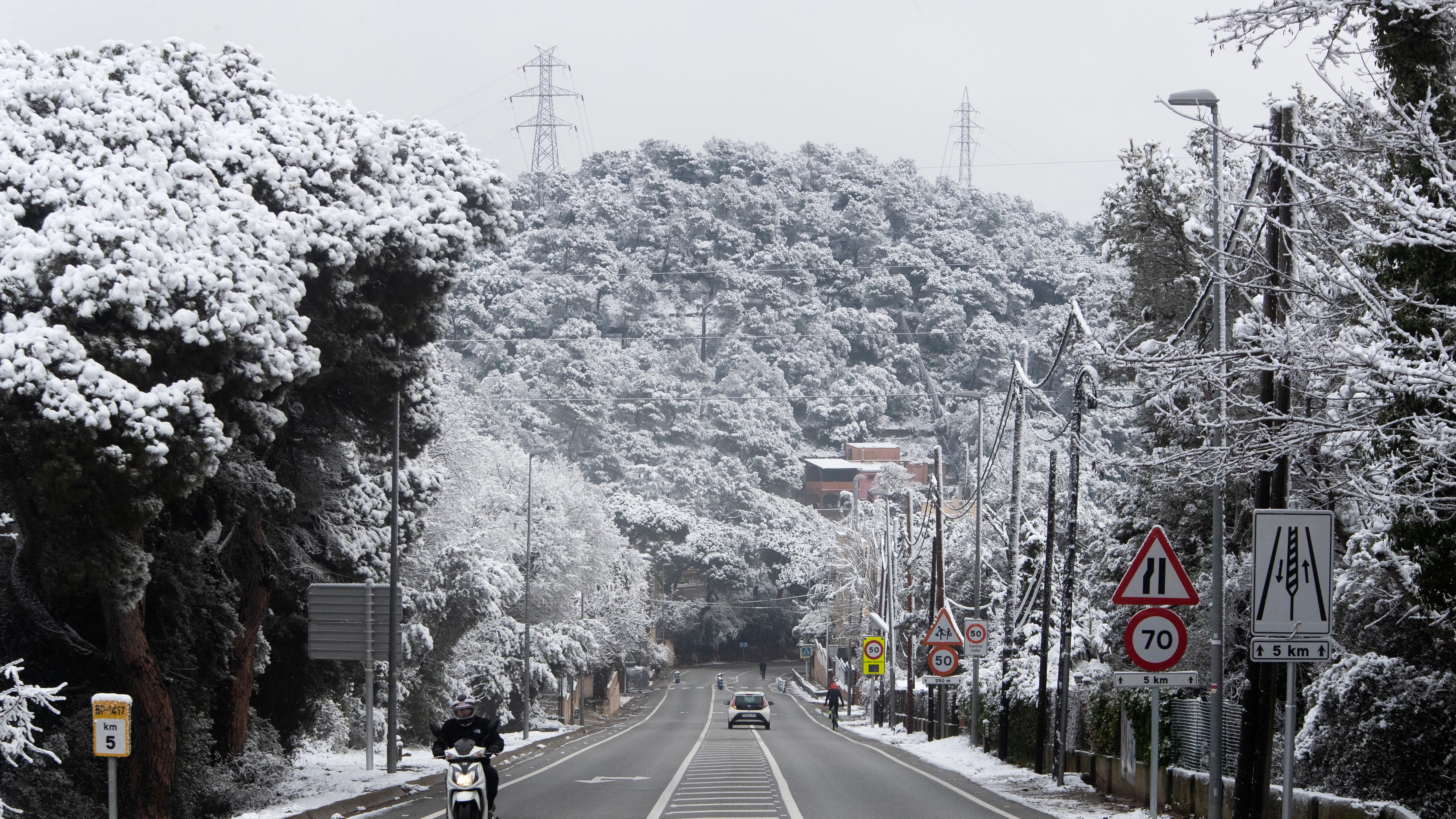 La nieve se extiende por Mallorca La nieve se extiende por Mallorca