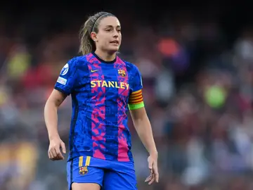 Alexia Putellas en un partido de la Champions League femenina Alexia Putellas en un partido de la Champions League femenina