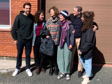 Ana Baneira ya está con su familia en España