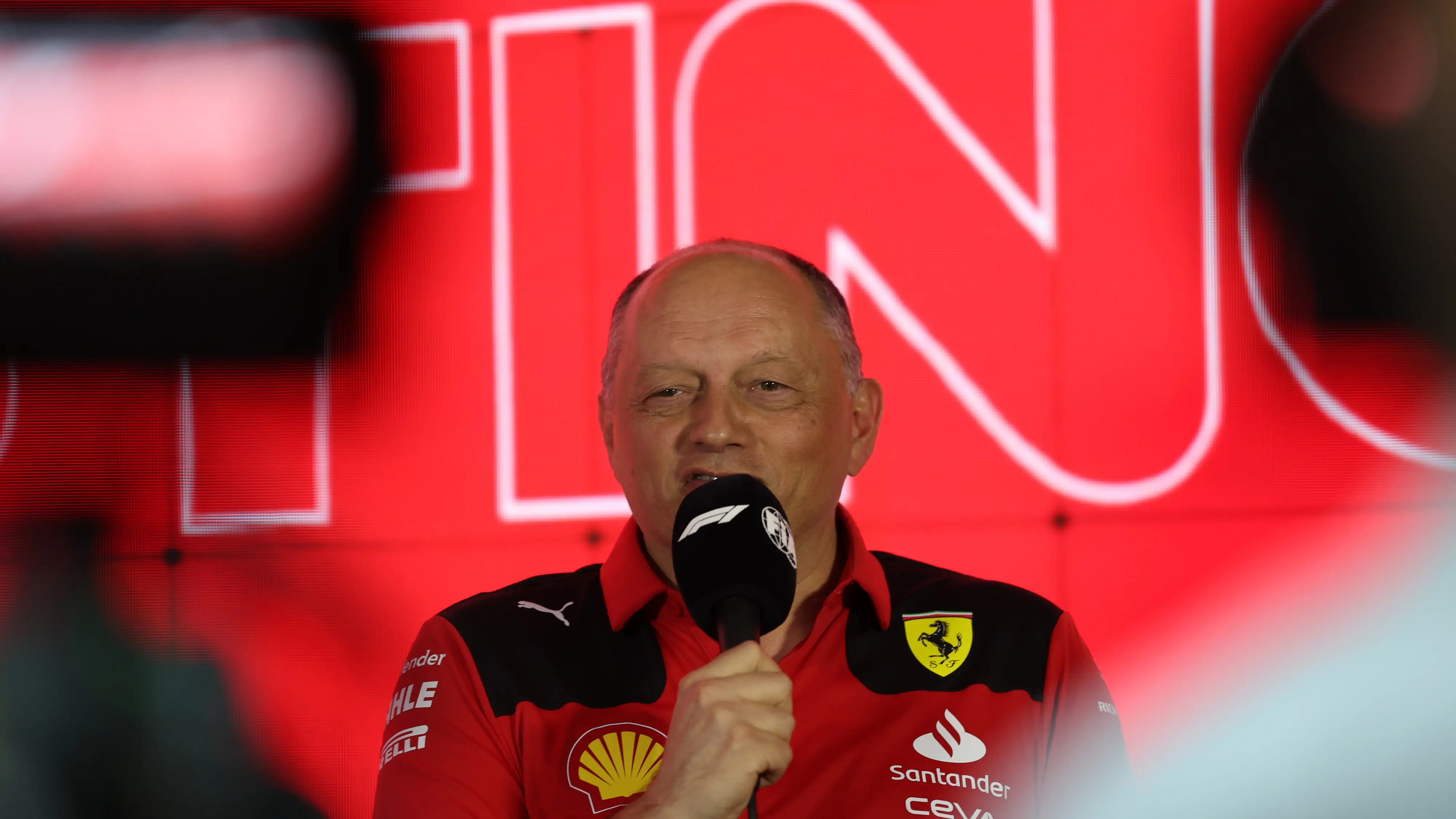 Frederic Vasseur, jefe de la escudería Ferrari Frederic Vasseur, jefe de la escudería Ferrari