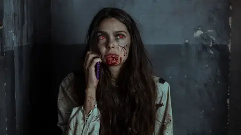 María en el túnel del terror María en el túnel del terror