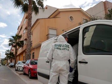 Guardia Civil en el lugar de los hechos