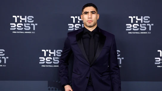 Achraf Hakimi, en la gala de The Best Achraf Hakimi, en la gala de The Best