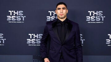 Achraf Hakimi, en la gala de The Best