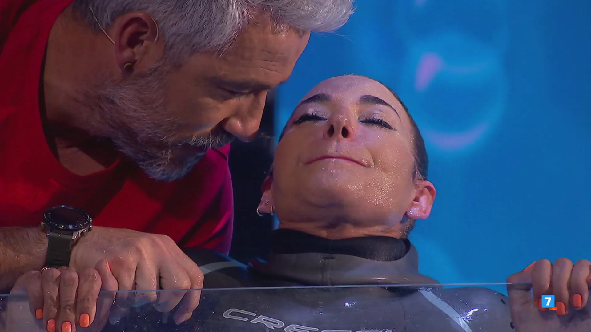 Mariló Montero ante su Apnea en 'El Desafío': "Nos lleváis al límite" Mariló Montero ante su Apnea en 'El Desafío': "Nos lleváis al límite"