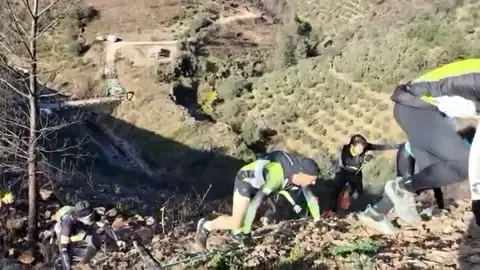 Un momento del kilómetro vertical de Las Hurdes Un momento del kilómetro vertical de Las Hurdes