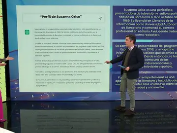 Susanna Griso, sobre inteligencia artificial. Susanna Griso, sobre inteligencia artificial.