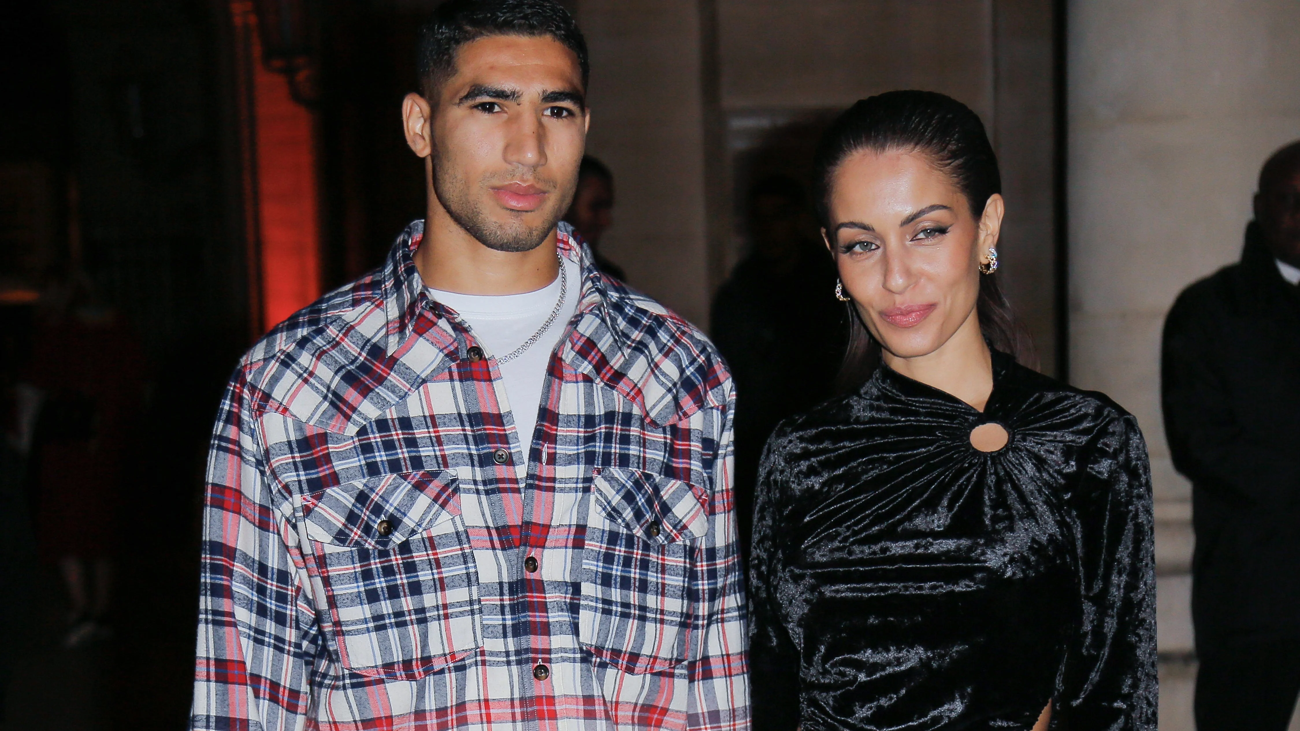 Hiba Abouk y Achraf Hakimi Hiba Abouk y Achraf Hakimi