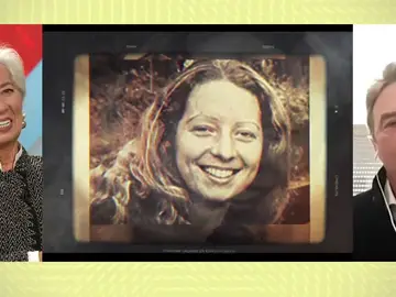 Christine Lagarde en Espejo Público. Christine Lagarde en Espejo Público.