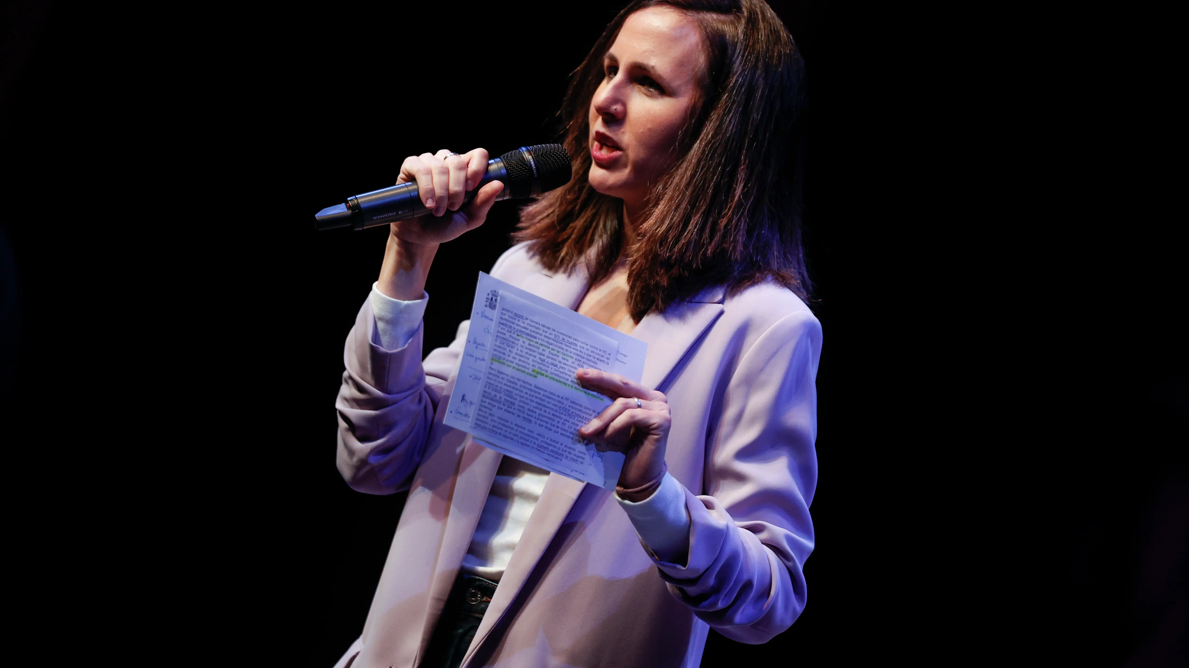 Ione Belarra, secretaria general de Podemos y ministra de Derechos Sociales Ione Belarra, secretaria general de Podemos y ministra de Derechos Sociales