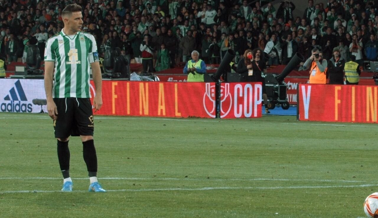 Las dudas de Joaquin antes de tirar su penalti en la final de la Copa del Rey