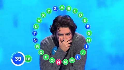 Rafa, en la cuerda floja: un “fallo tonto” le complica su duelo frente a Orestes en ‘El Rosco’ Rafa, en la cuerda floja: un “fallo tonto” le complica su duelo frente a Orestes en ‘El Rosco’