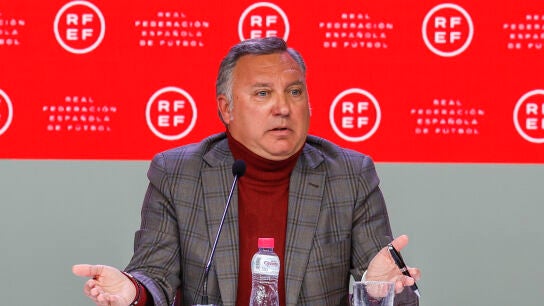El presidente del Comit&eacute; T&eacute;cnico de &Aacute;rbitros, Luis Medina Cantalejo, en Las Rozas