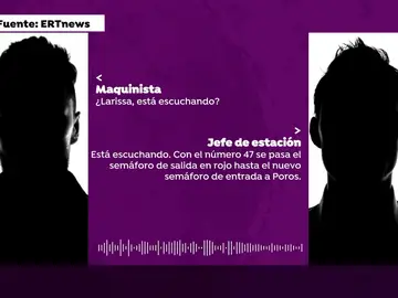 El jefe de estación de Larisa reconoce su error por el accidente. El jefe de estación de Larisa reconoce su error por el accidente.