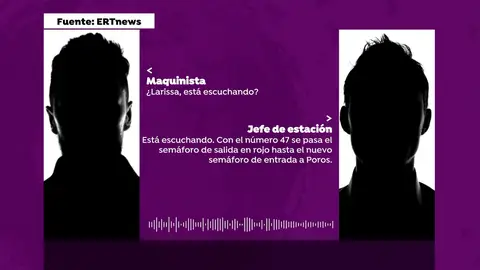 El jefe de estación de Larisa reconoce su error por el accidente. El jefe de estación de Larisa reconoce su error por el accidente.