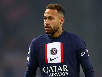 Neymar, durante un partido con el PSG Neymar, durante un partido con el PSG