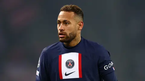 Neymar, durante un partido con el PSG Neymar, durante un partido con el PSG
