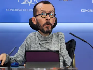El portavoz de Unidas Podemos en el Congreso, Pablo Echenique El portavoz de Unidas Podemos en el Congreso, Pablo Echenique