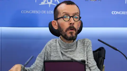 El portavoz de Unidas Podemos en el Congreso, Pablo Echenique El portavoz de Unidas Podemos en el Congreso, Pablo Echenique