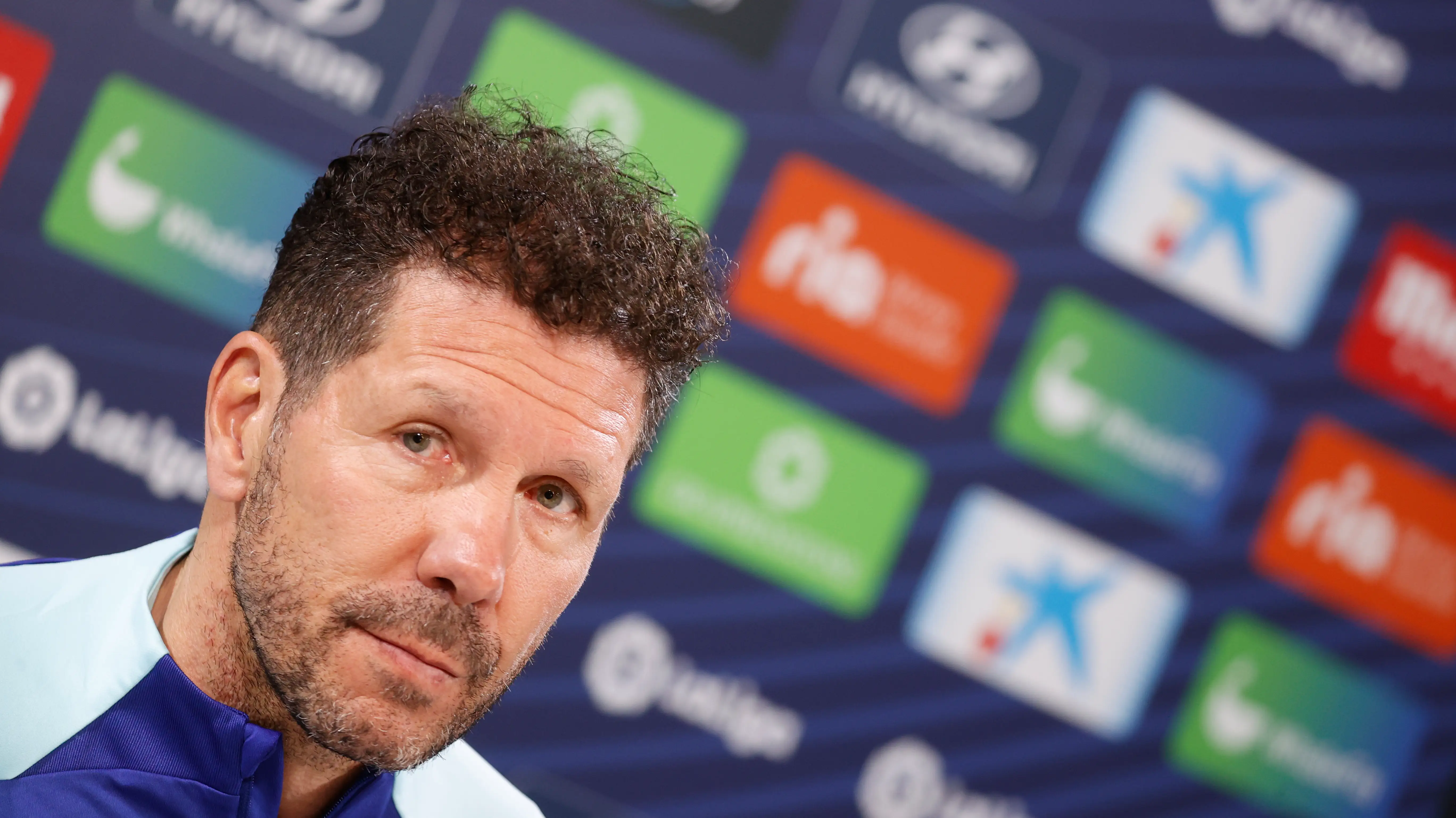 Simeone, en rueda de prensa Simeone, en rueda de prensa