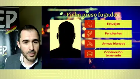 Ficha preso fugado. Ficha preso fugado.