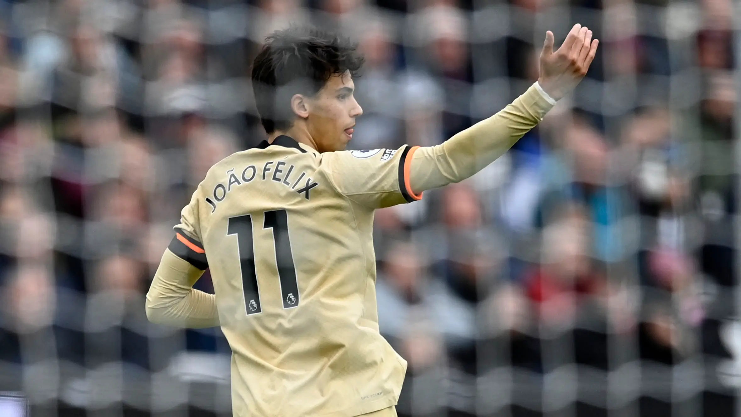 Joao Félix celebra un gol con el Chelsea Joao Félix celebra un gol con el Chelsea