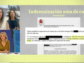Indemnizada por su exmarido Indemnizada por su exmarido