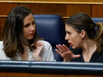 Las ministras de Igualdad, Irene Montero, y Derechos Sociales, Ione Belarra Las ministras de Igualdad, Irene Montero, y Derechos Sociales, Ione Belarra