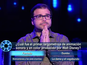 ¡Qué dolor! Juanma falla la pregunta de la final y pierde el bote de 26.000 euros ¡Qué dolor! Juanma falla la pregunta de la final y pierde el bote de 26.000 euros