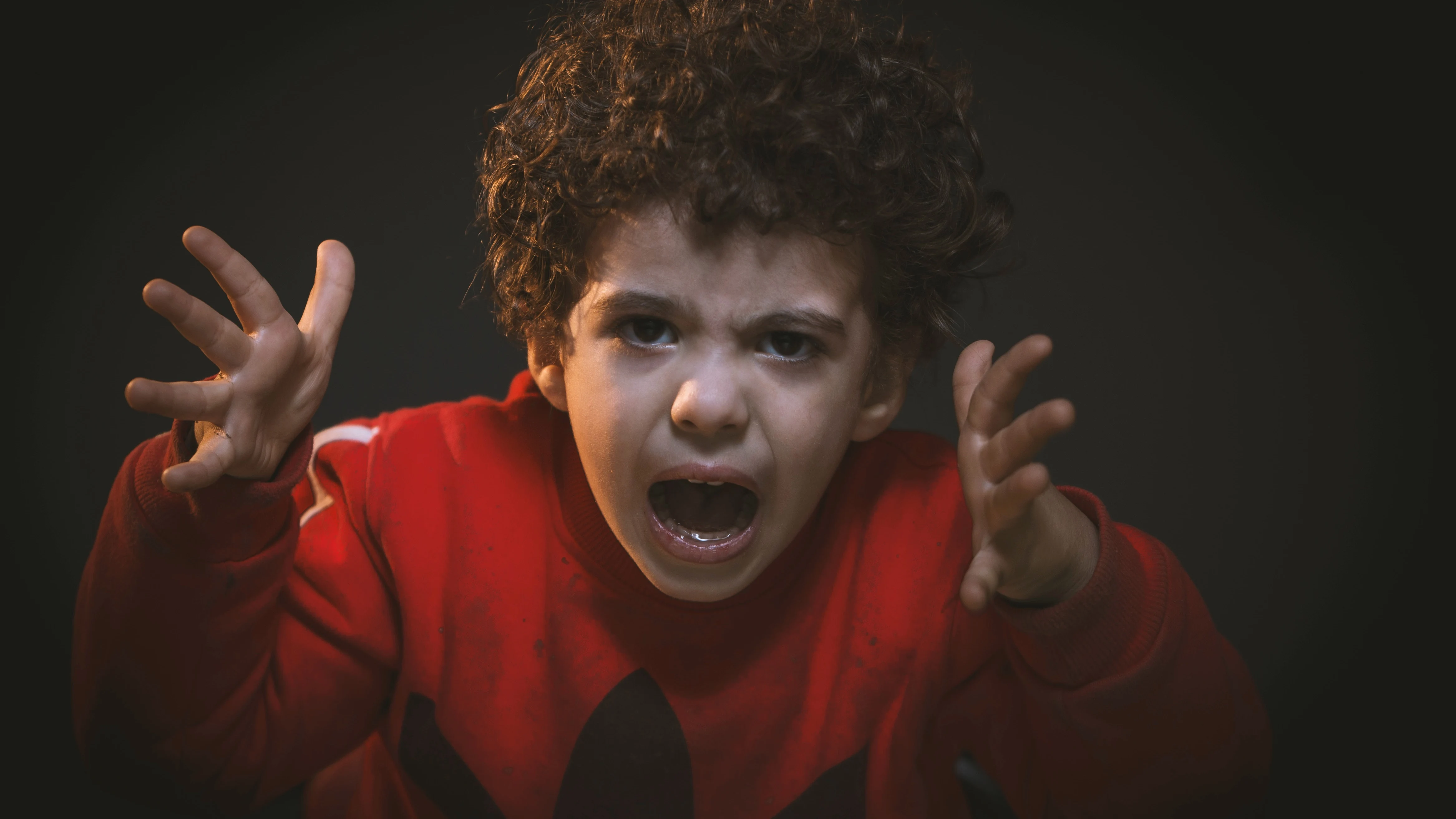 Ni&ntilde;o gritando