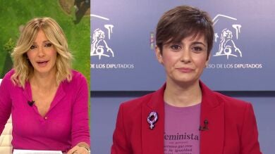 La ministra portavoz Isabel Rodríguez: 